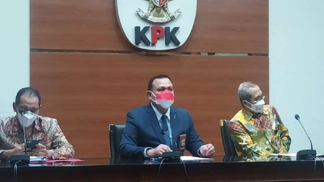 Konferensi pers KPK soal pemberhentian Novel Baswedan Cs