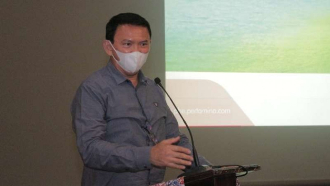 Komut Pertamina Basuki Tjahaja Purnama atau Ahok.