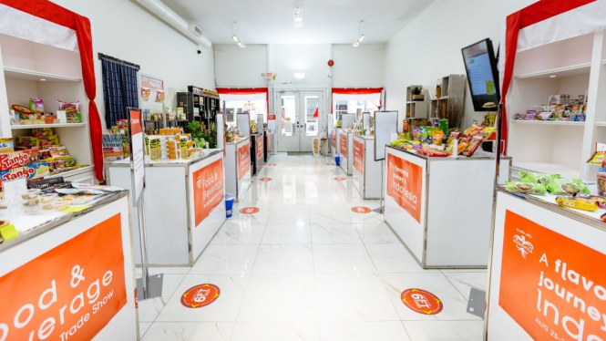 “2021 Food and Beverage Trade Show“ yang diselenggarakan BRI. 