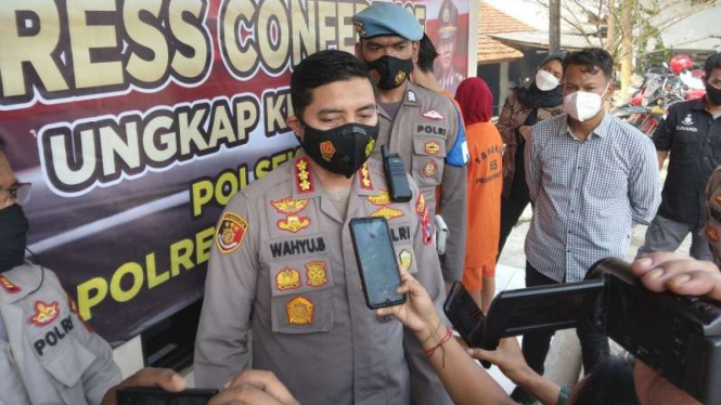 Kapolres Tangerang Kombes Pol Wahyu Sri Bintoro, Selasa, 21 September 2021. 