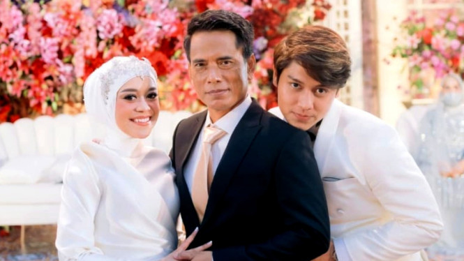 Lesti Kejora bersama sang ayah, Endang Mulyana & Rizky Billar