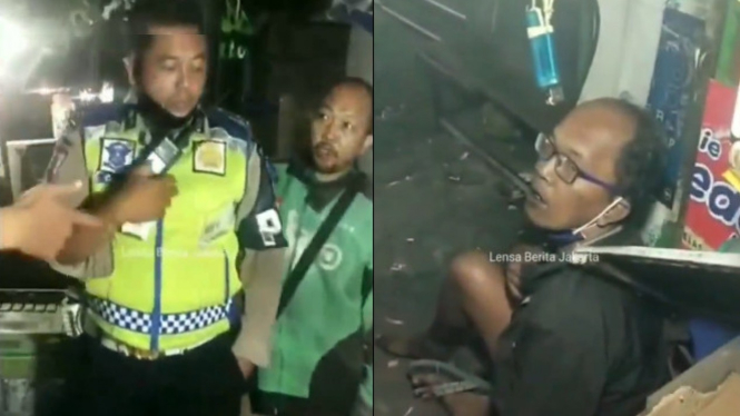 Viral Penebar Ranjau Paku Tertangkap (Instagram/lensa_berita_jakarta)