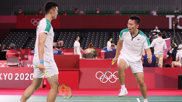 Ganda putra Taiwan, Lee Yang/Wang Chi Lin di Olimpiade Tokyo 2020