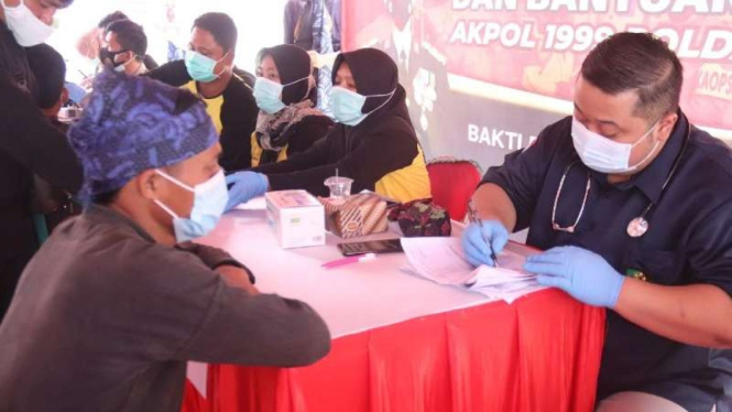 Warga Baduy ikuti Vaksinasi COVID-19.