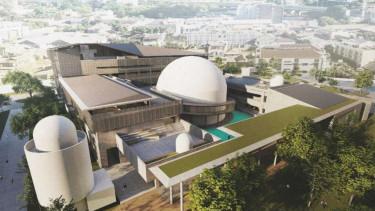 Revitalisasi Taman Ismail Marzuki (TIM) Jakarta pada 2021.