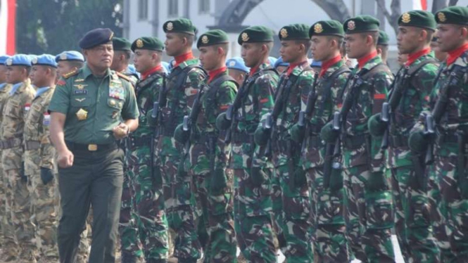 VIVA Militer: Jenderal TNI (Purn.) Gatot Nurmantyo saat menjabat Panglima TNI