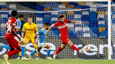 Pertandingan Napoli vs Spartak Moscow