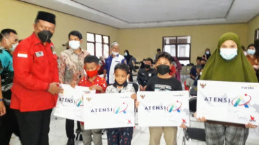 Kemensos serahkan bantuan ATENSI di Provinsi Lampung
