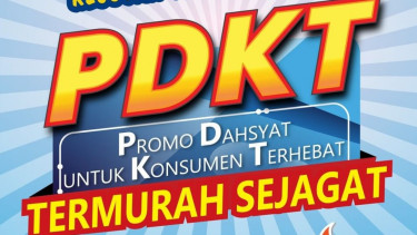 Pesta diskon Promo Dahsyat untuk Konsumen Terhebat (PDKT) 2-3 Oktober 2021