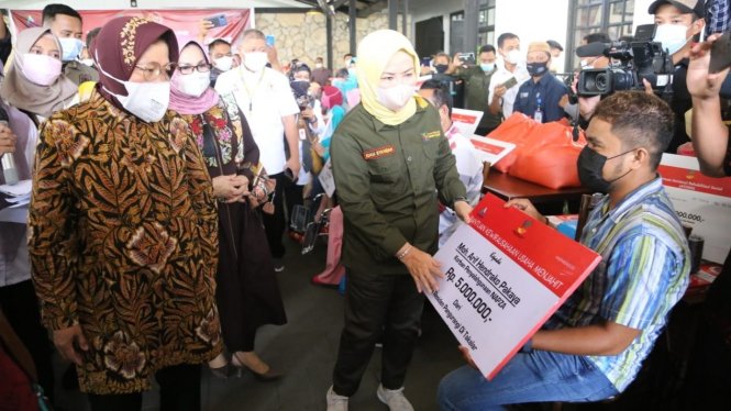Kunjungan kerja Mensos di Provinsi Gorontalo, Rabu (29/09)
