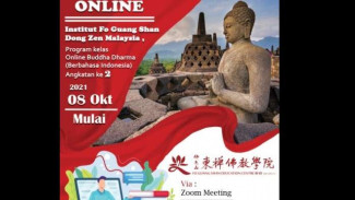Institut Dong Zen Indonesia Selenggarakan Kelas Online Buddha Dharma