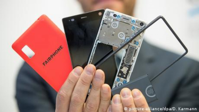 Fairphone, ponsel hasil daur ulang.