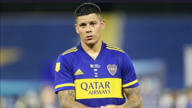 Bek Boca Juniors, Marcos Rojo. 