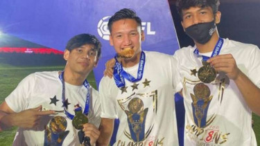 Syahrian Abimanyu juara Liga Super Malaysia 2021 bersama Johor Darul Tazim.
