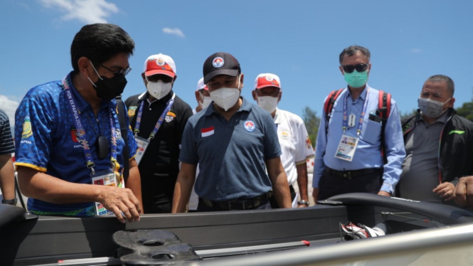 Menpora meninjau venue dayung di PON XX Papua