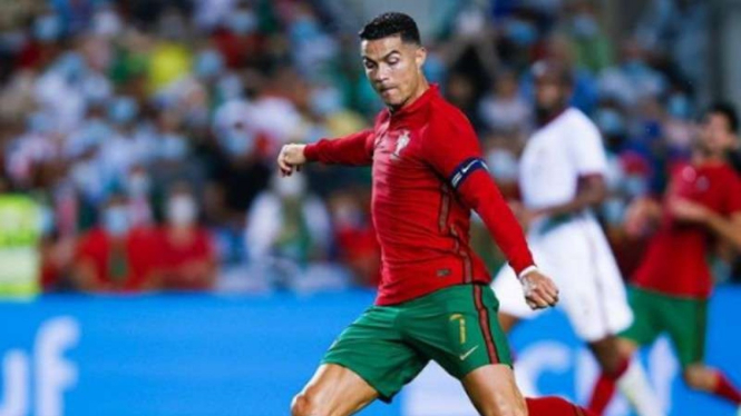 Kapten Timnas Portugal, Cristiano Ronaldo.