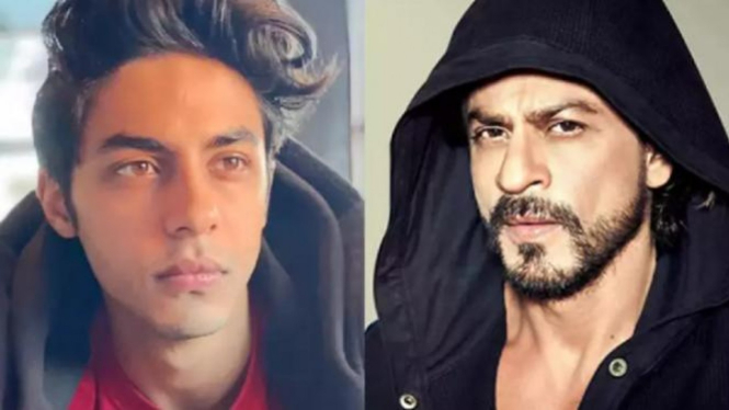 Aryan Khan dan Shah Rukh Khan.
