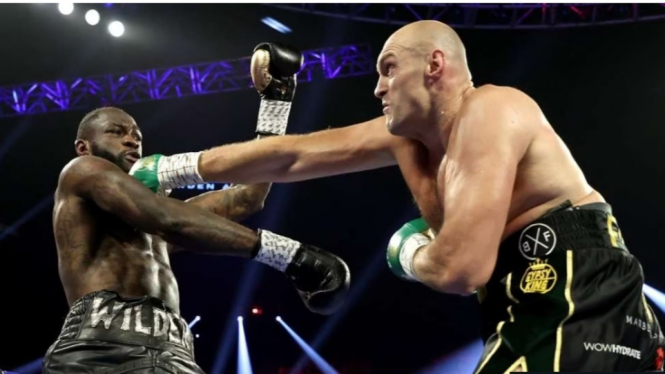 Pertarungan tinju antara Tyson Fury vs Deontay Wilder 
