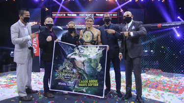 Laode Abdul Haris raih sabut Interim kelas Featherweight One Pride MMA