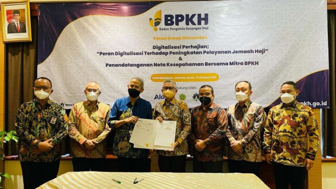 Kerja sama BPKH dan Bank Aladin Syariah.