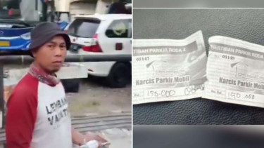Viral biaya parkir Rp150 ribu