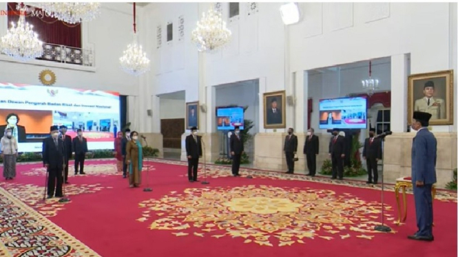 Jokowi lantik Megawati sebagai Ketua Dewan Pengarah BRIN