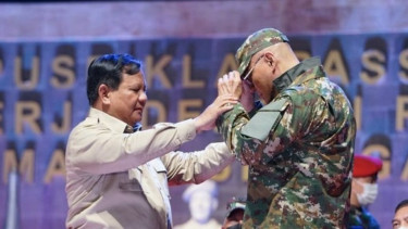 Menhan Prabowo Subianto dan Deddy Corbuzier