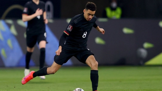 Gelandang serang Timnas Jerman, Jamal Musiala. 
