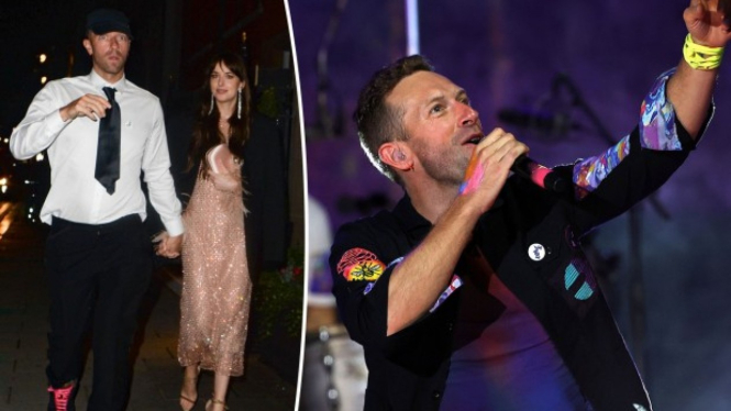 Chris Martin dan Dakota Johnson