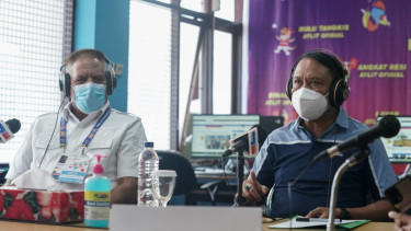 Kabaintelkam Polri, Komjen Paulus Waterpauw dan Menpora Zainudin Amali