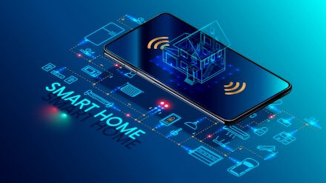 Ilustrasi smart home.