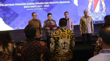 Pengurus Kadin periode 2021-2026 resmi dilantik.