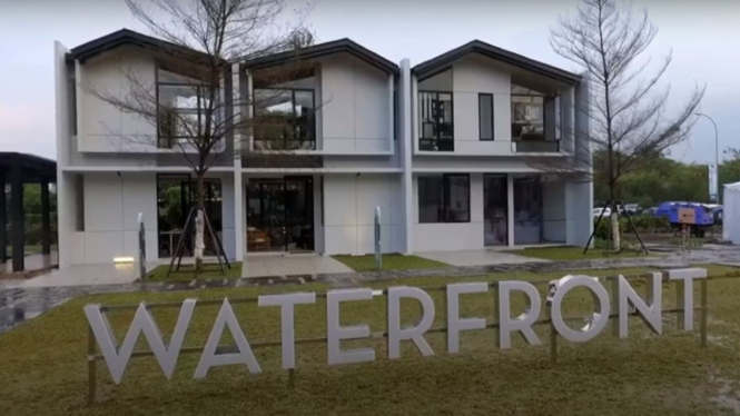Waterfront estates, produk rumah tapak PT Lippo Cikarang, anak usaha dari PT Lippo Karawaci.