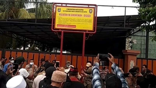 Kegiatan Ahmadiyah di Depok kembali disegel
