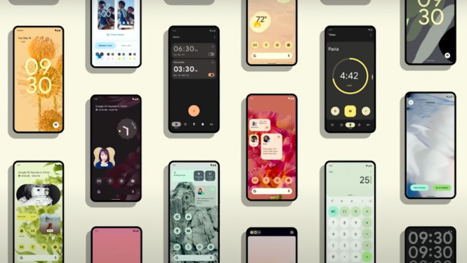 Sistem Operasi Android 12.