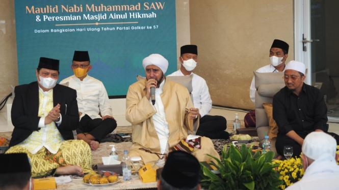 Maulid Nabi Muhammad dan Peresmian Masjid Ainul Hikmah DPP Golkar