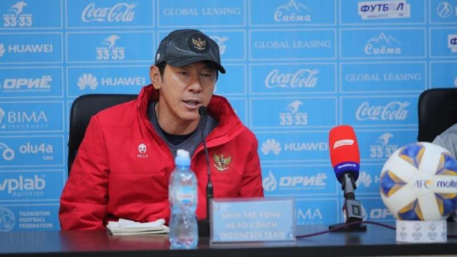 Pelatih Timnas Indonesia U-23, Shin Tae-yong.