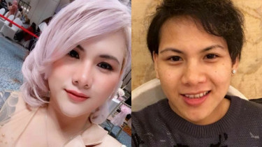 Transformasi penampilan Evelin Nada Anjani