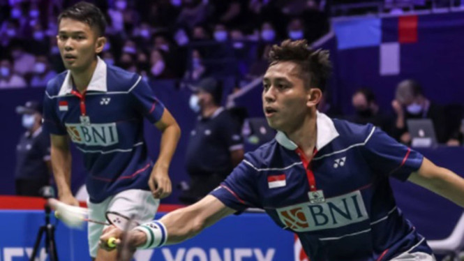 Ganda putra Indonesia, Fajar Alfian/Muhammad Rian Ardianto di French Open 2021