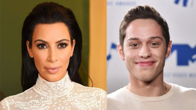 Kim Kardashian dan Pete Davidson.