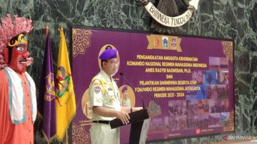 Anies Baswedan diangkat menjadi anggota kehormatan Menwa Indonesia