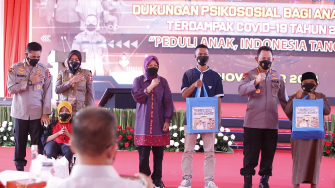 Kegiatan pelayanan psikososial terhadap anak-anak terdampak Covid-19 di seluruh Indonesia