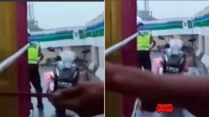 Polisi tilang sopir truk, minta bawang satu karung