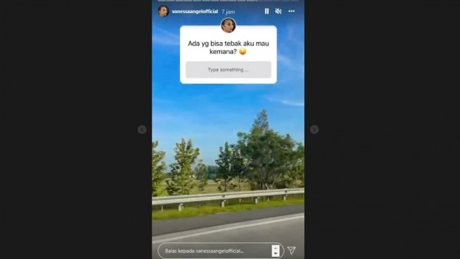 Postingan Vanessa Angel sebelum kecelakaan
