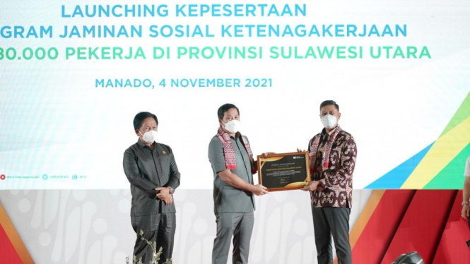 Launching Kepesertaan Program Jaminan Sosial Ketenagakerjaan