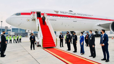 Presiden Jokowi Tiba di Tanah Air Usai Kunjungan ke Sejumlah Negara
