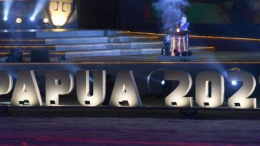Pembukaan Peparnas Papua 2021.
