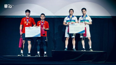 Kevin/Marcus juara Hylo Open 2021 usai kalahkan Leo/Daniel