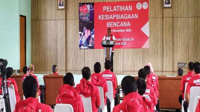 Kemensos menggelar pelatihan kesiapsiagaan penanganan bencana