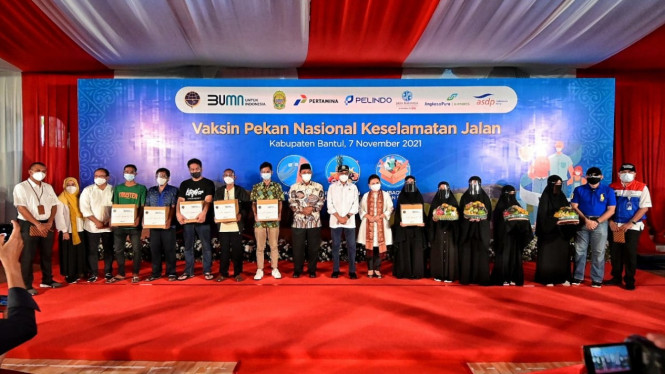 Acara Pekan Nasional Keselamatan Jalan 2021.